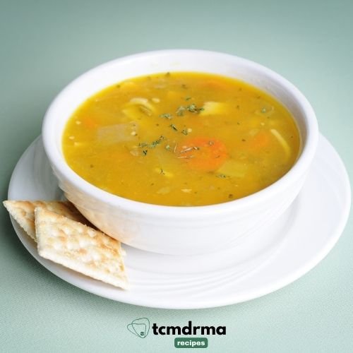 qi boosting chicken soup with carrot